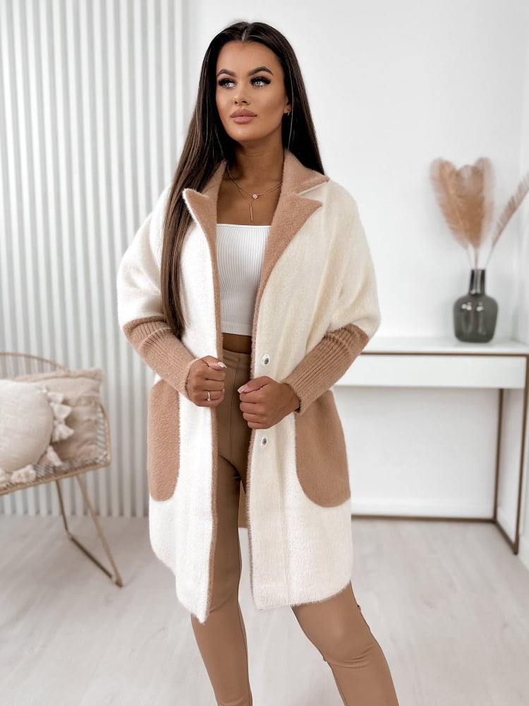 PŁASZCZ ALPAKA MINES ECRU