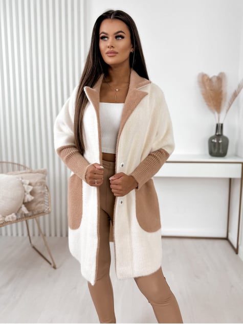 PŁASZCZ ALPAKA MINES ECRU