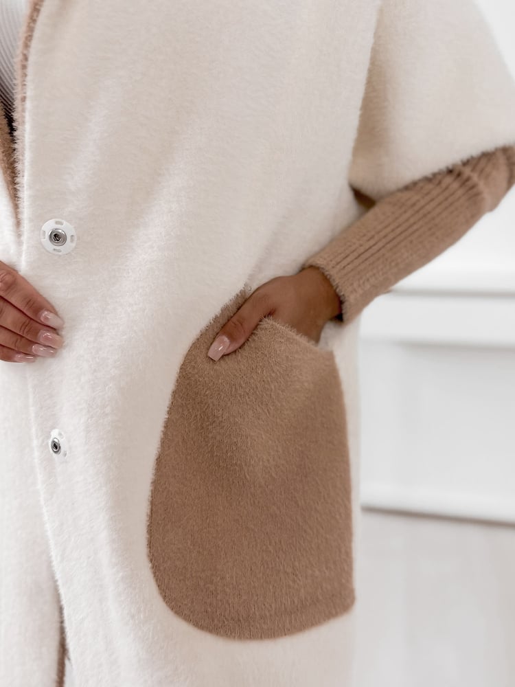 PŁASZCZ ALPAKA MINES ECRU