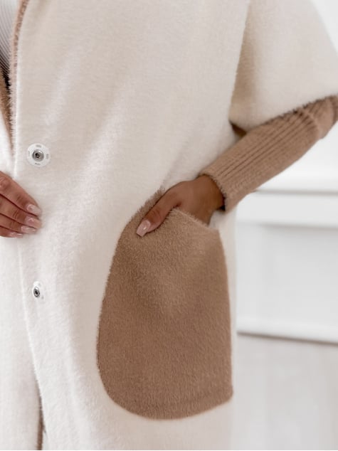 PŁASZCZ ALPAKA MINES ECRU