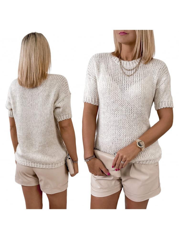 SWETER ALLORA BEŻOWY