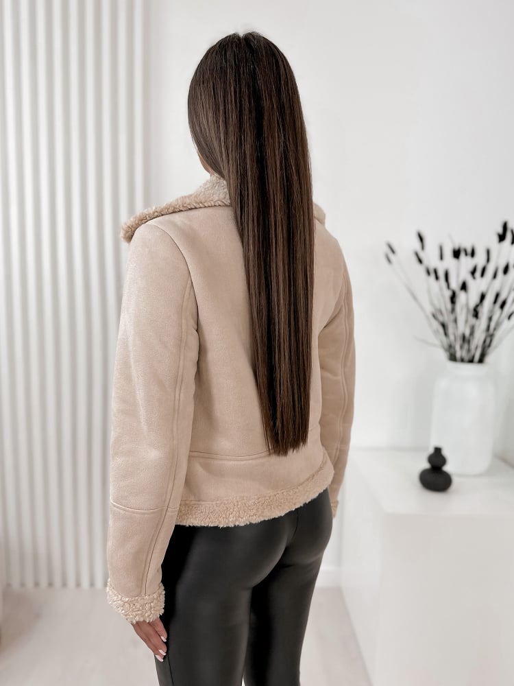 KURTKA KOŻUSZEK CROCKER BEŻOWA