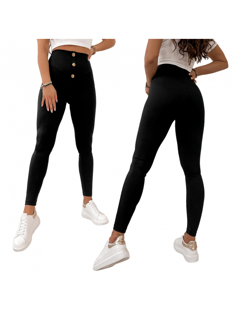 LEGGINSY GASPE CZARNE