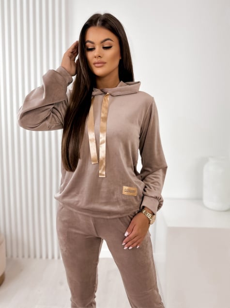 KOMPLET DRESOWY GAFFO CIEMNOBEŻOWY