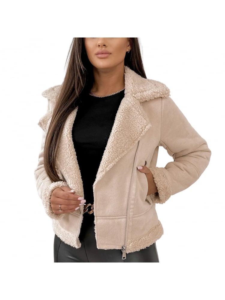 KURTKA KOŻUSZEK CROCKER BEŻOWA