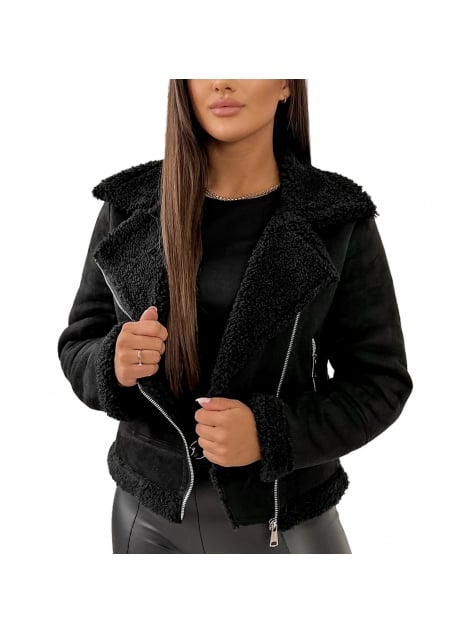 KURTKA KOŻUSZEK CROCKER CZARNA