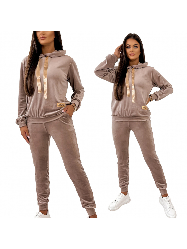 KOMPLET DRESOWY GAFFO CIEMNOBEŻOWY