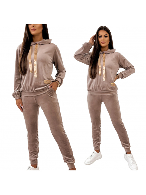 KOMPLET DRESOWY GAFFO CIEMNOBEŻOWY