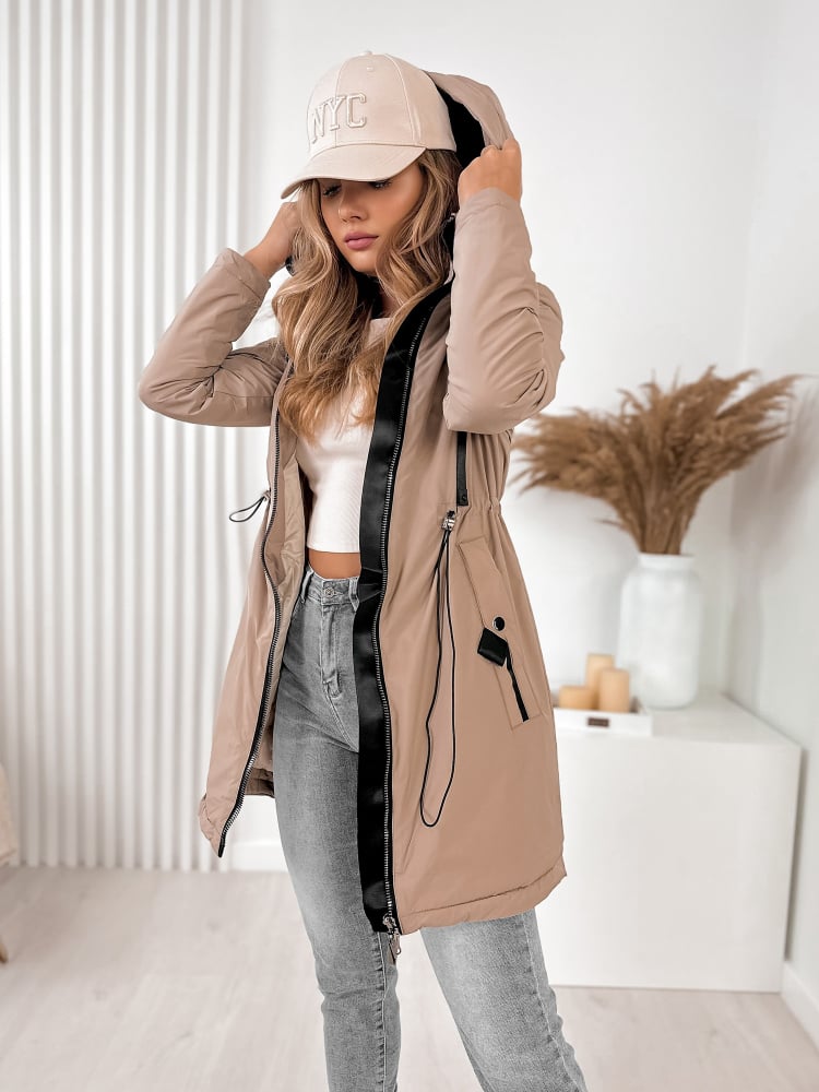 KURTKA ELDER BEŻOWA