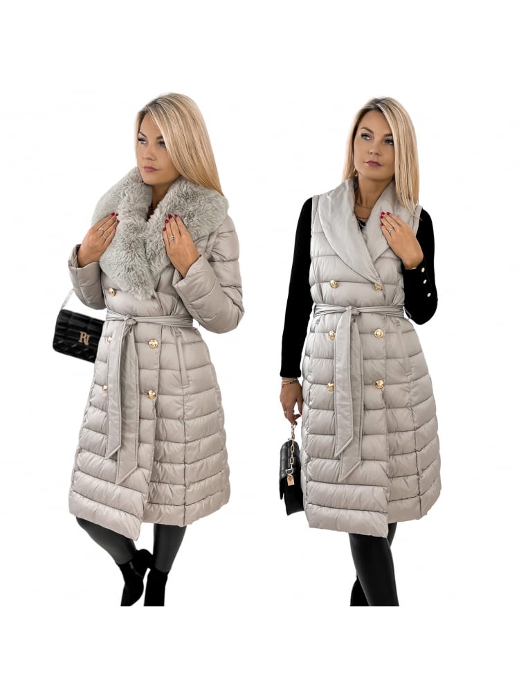 KURTKA 2W1 ASTORIO BEŻOWA