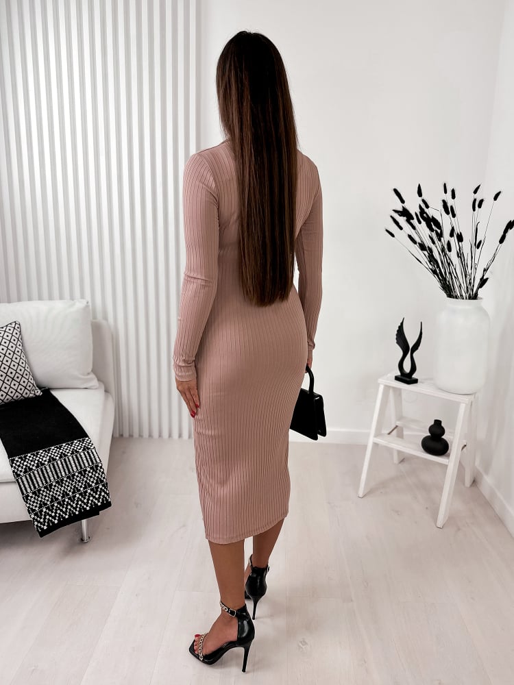 SUKIENKA DRAKE PUDROWY RÓŻ