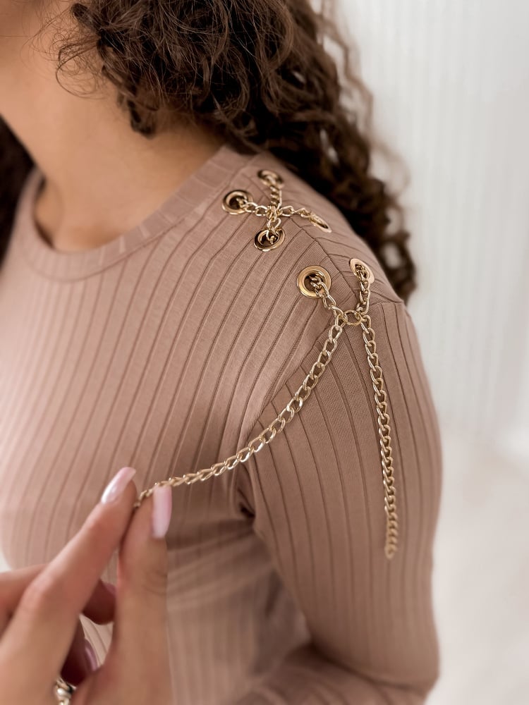 BLUZKA CANTA PUDROWY RÓŻ