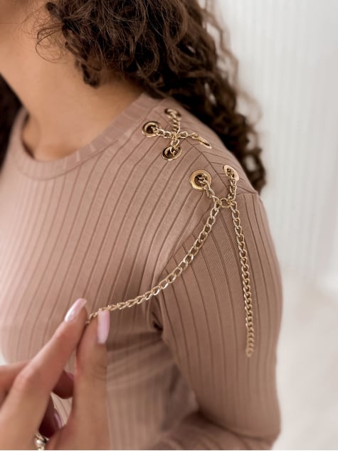 BLUZKA CANTA PUDROWY RÓŻ