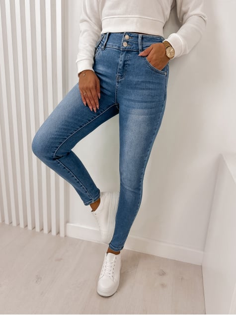 SPODNIE SOLANGE JEANSOWE