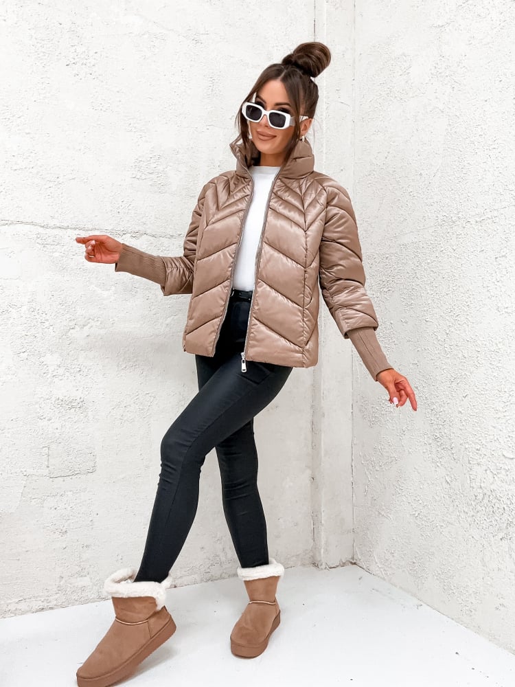 KURTKA DEJA BRĄZOWA