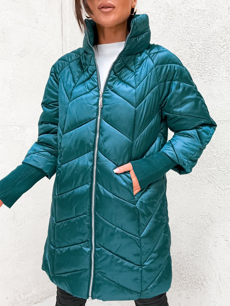 KURTKA GARI TURKUSOWA