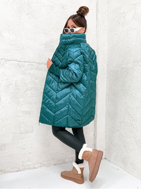 KURTKA GARI TURKUSOWA