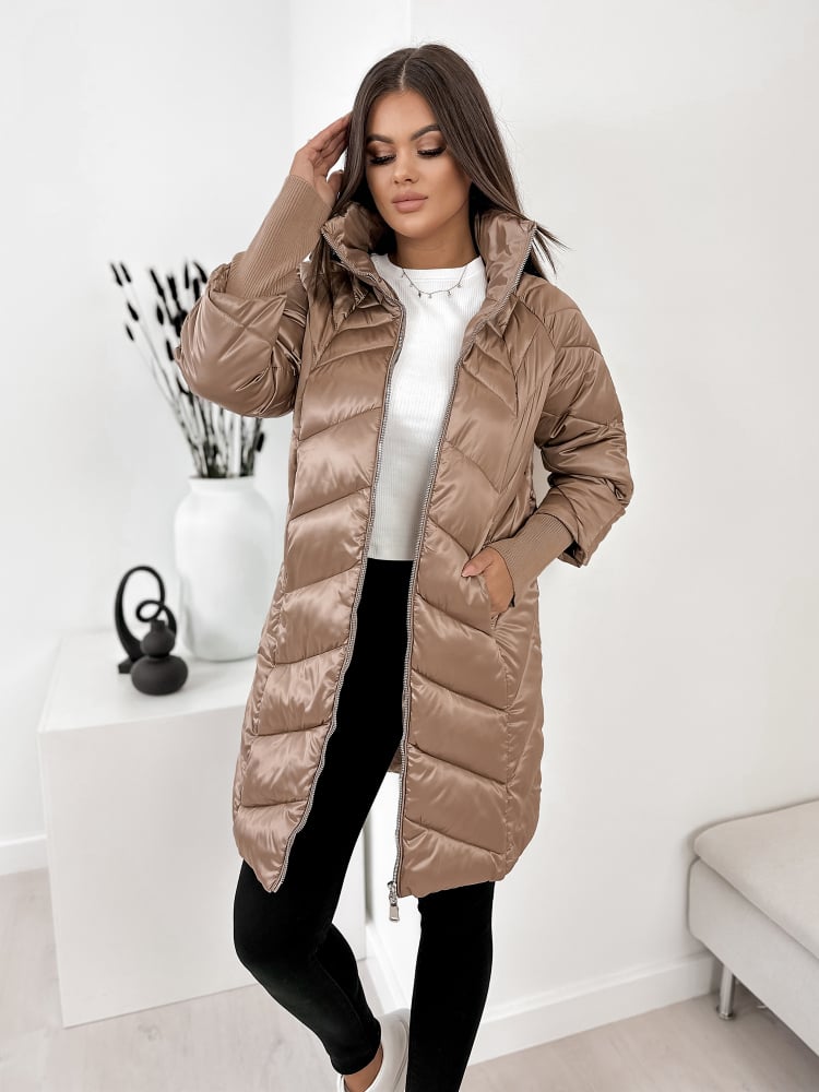 KURTKA GARI BRĄZOWA