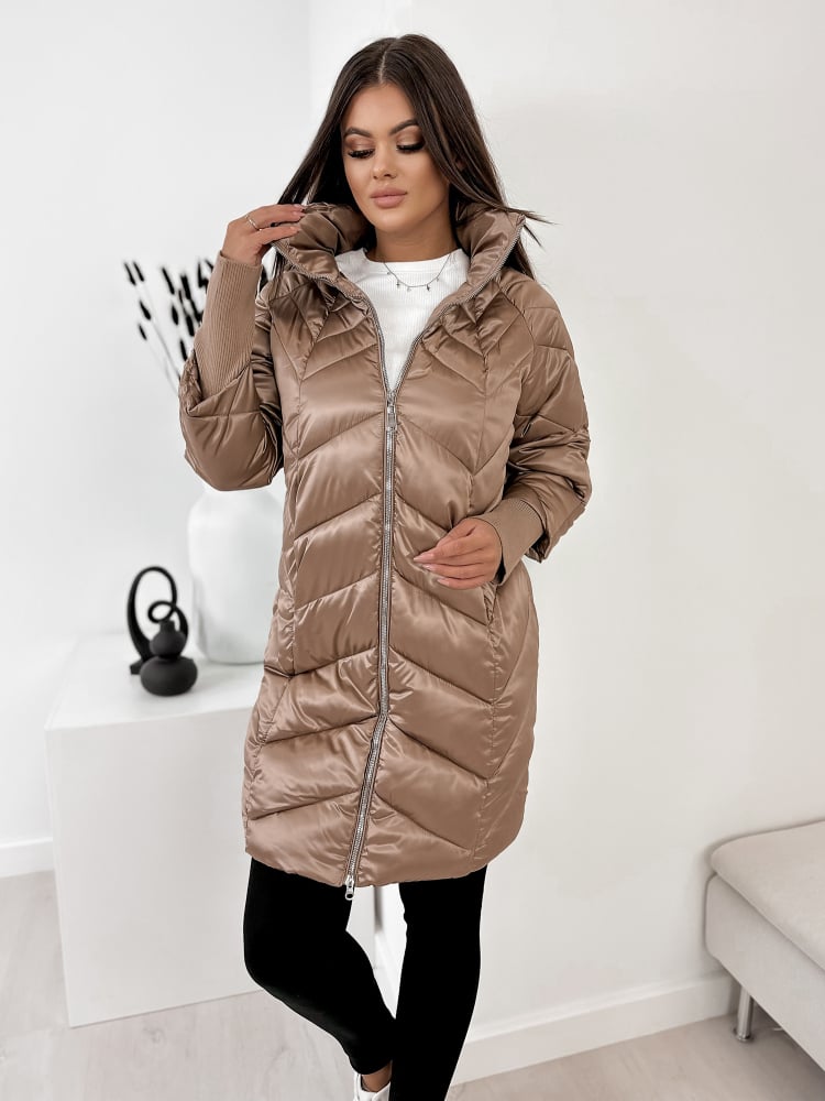 KURTKA GARI BRĄZOWA