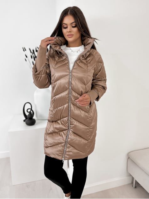 KURTKA GARI BRĄZOWA