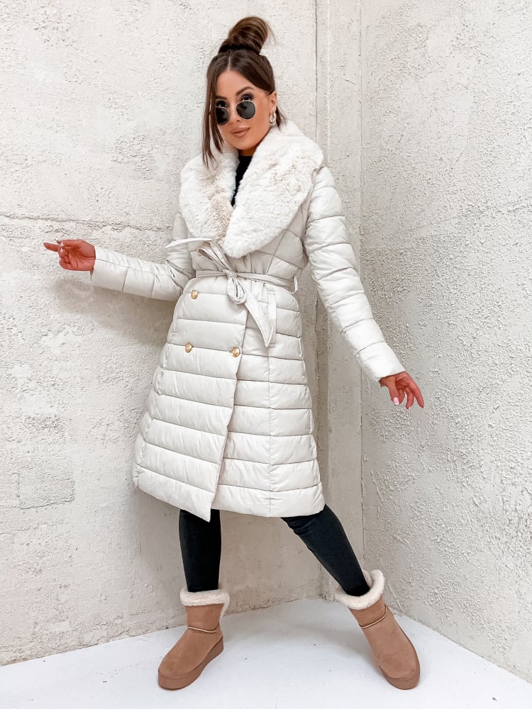 KURTKA 2W1 ASTORIO ECRU