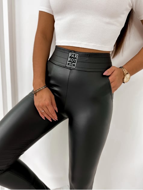 SPODNIE HINES CZARNE