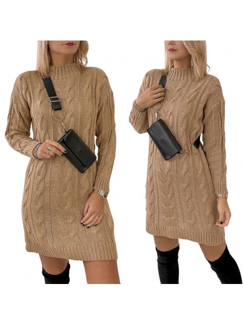 SUKIENKA JAZIN KARMELOWA