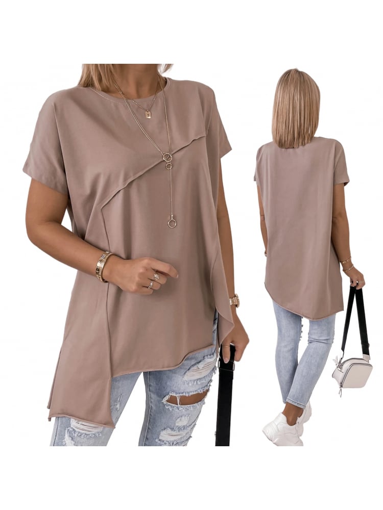 BLUZKA OLTAVIA BRĄZOWA