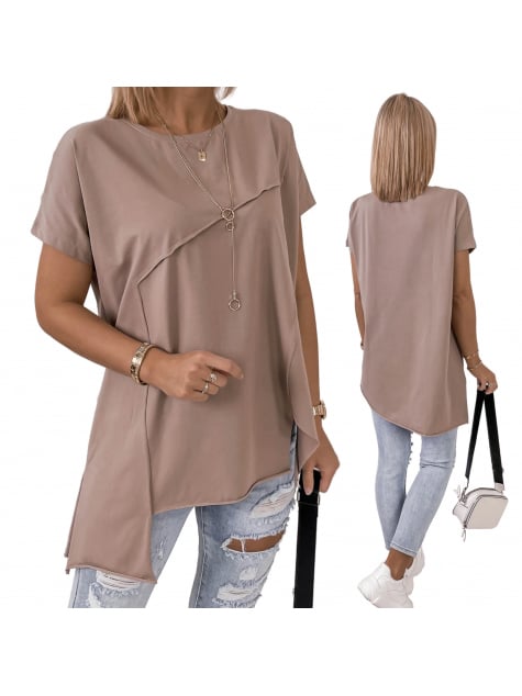 BLUZKA OLTAVIA BRĄZOWA