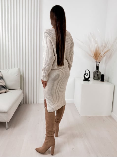 KOMPLET CELEBI BEŻOWY