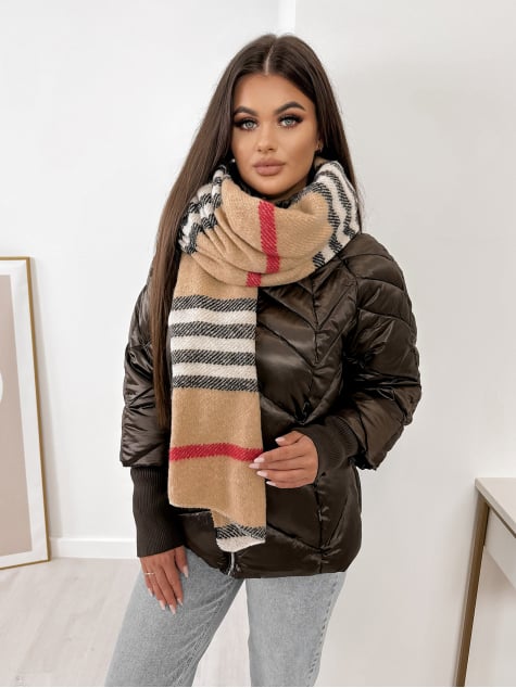 SZAL SVELTE KARMELOWY