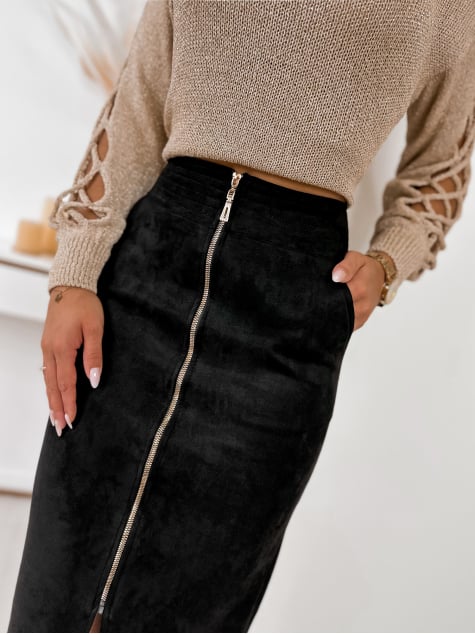 SPÓDNICA ARACHNE CZARNA