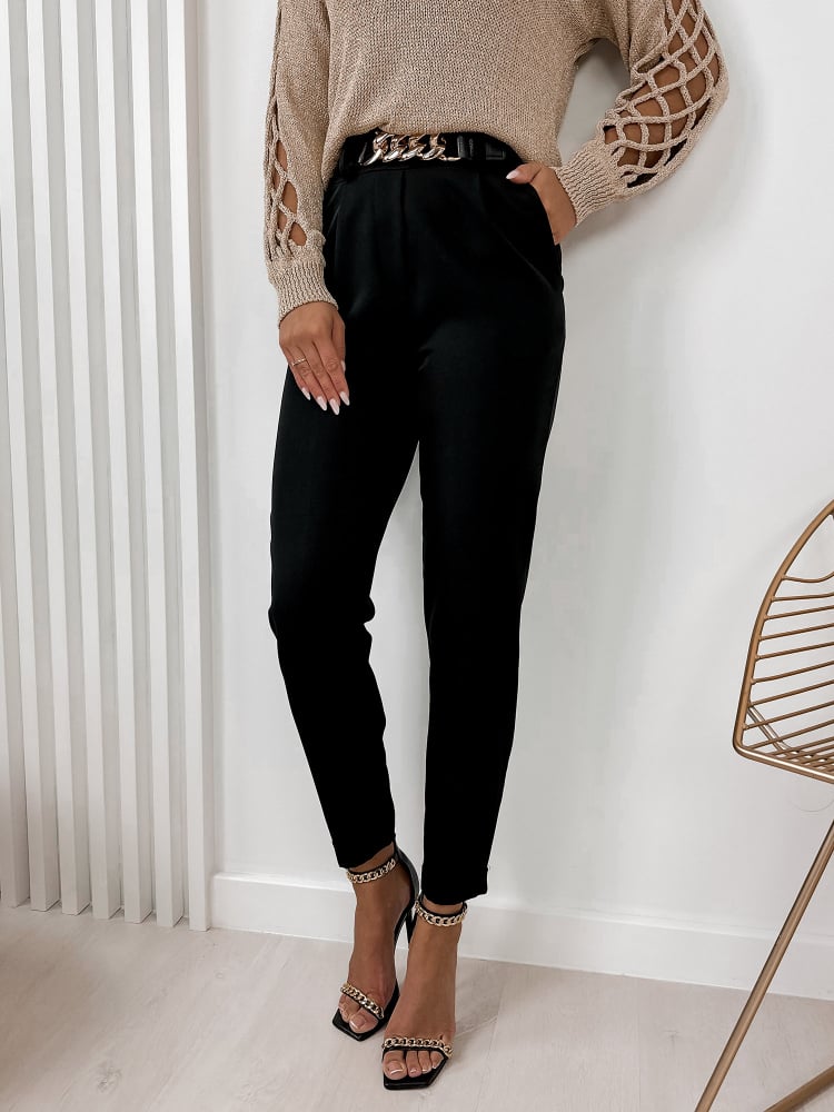 SPODNIE PERSEFONA CZARNE