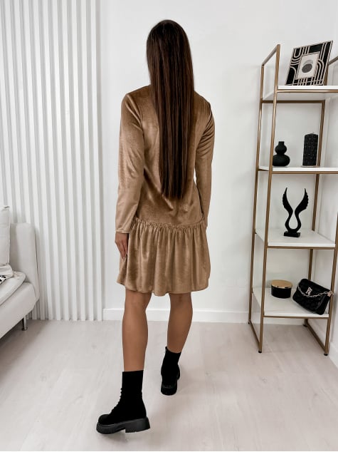 SUKIENKA SKITY KARMELOWA