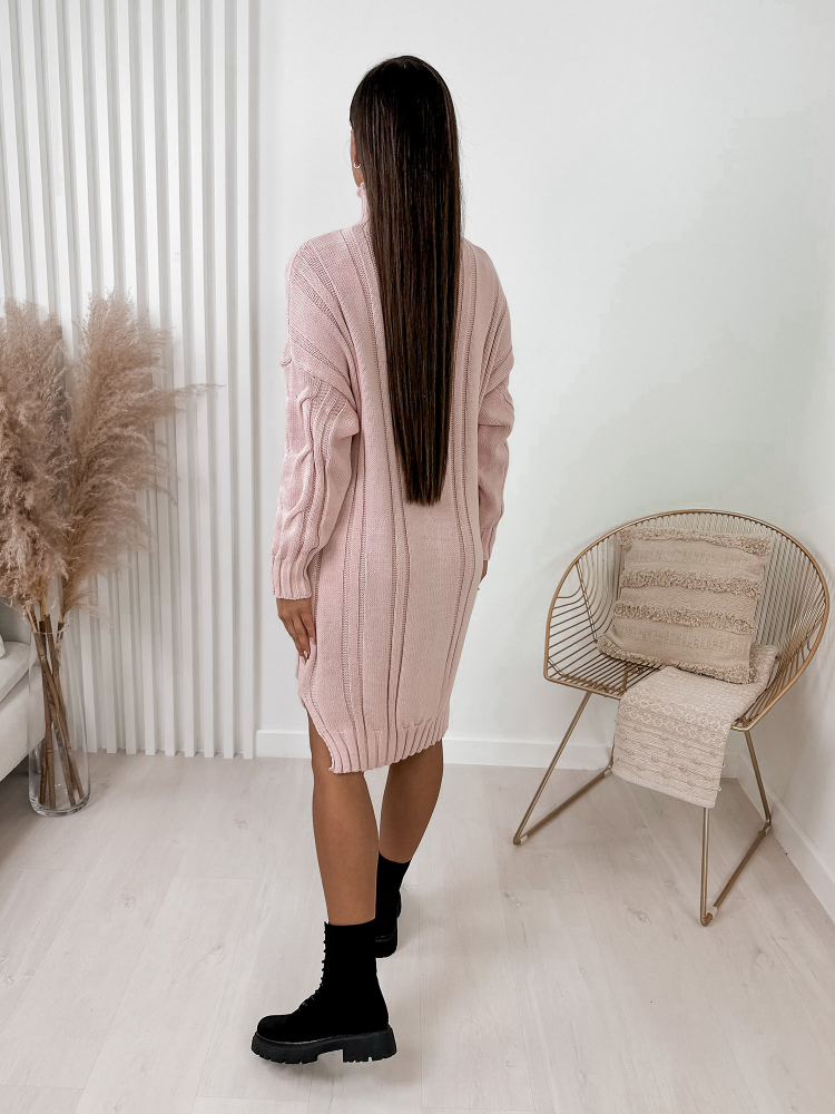 SUKIENKA SAWK PUDROWY RÓŻ