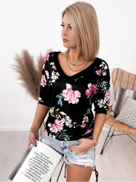 BLUZKA SAVILLE CZARNA