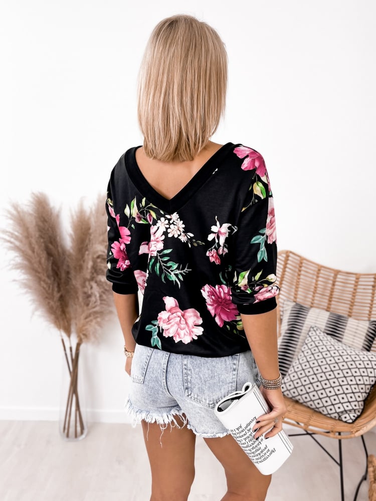 BLUZKA SAVILLE CZARNA