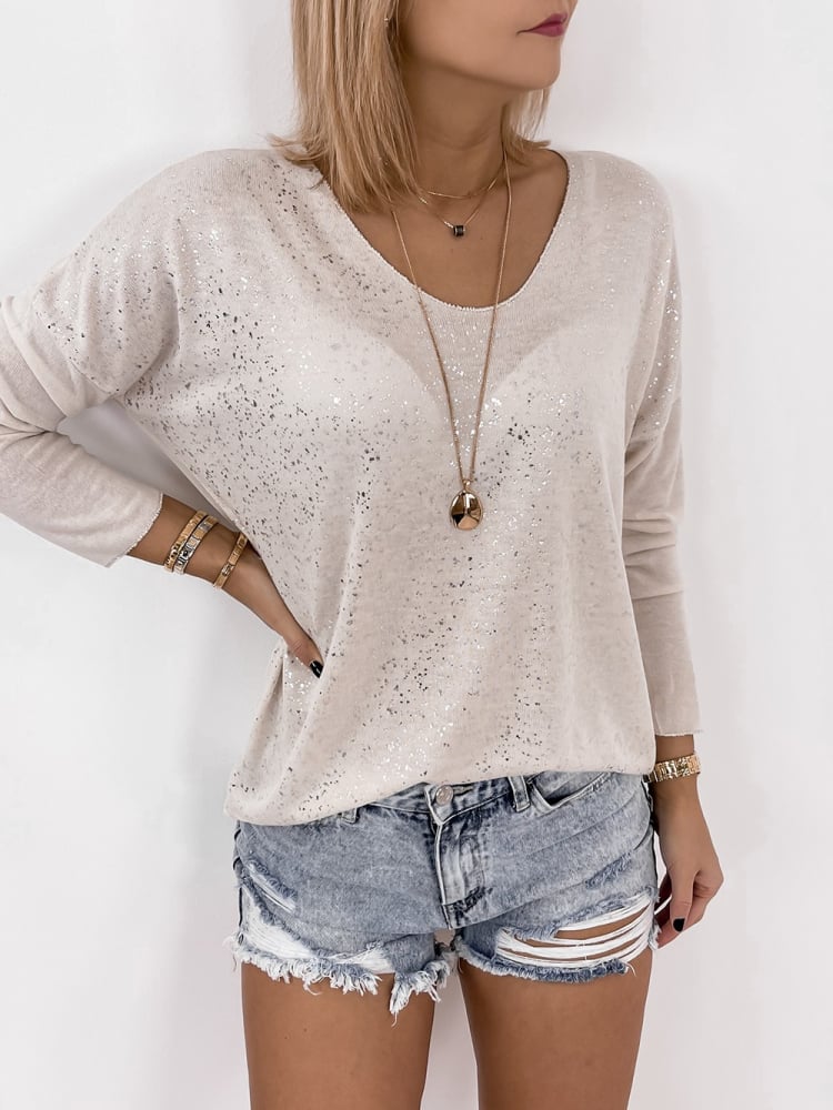 BLUZKA TOSSE BEŻOWA