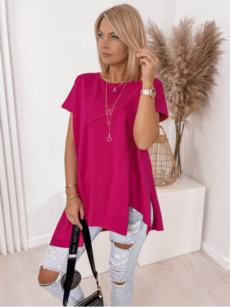 BLUZKA OLTAVIA MALINOWA