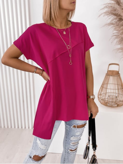 BLUZKA OLTAVIA MALINOWA