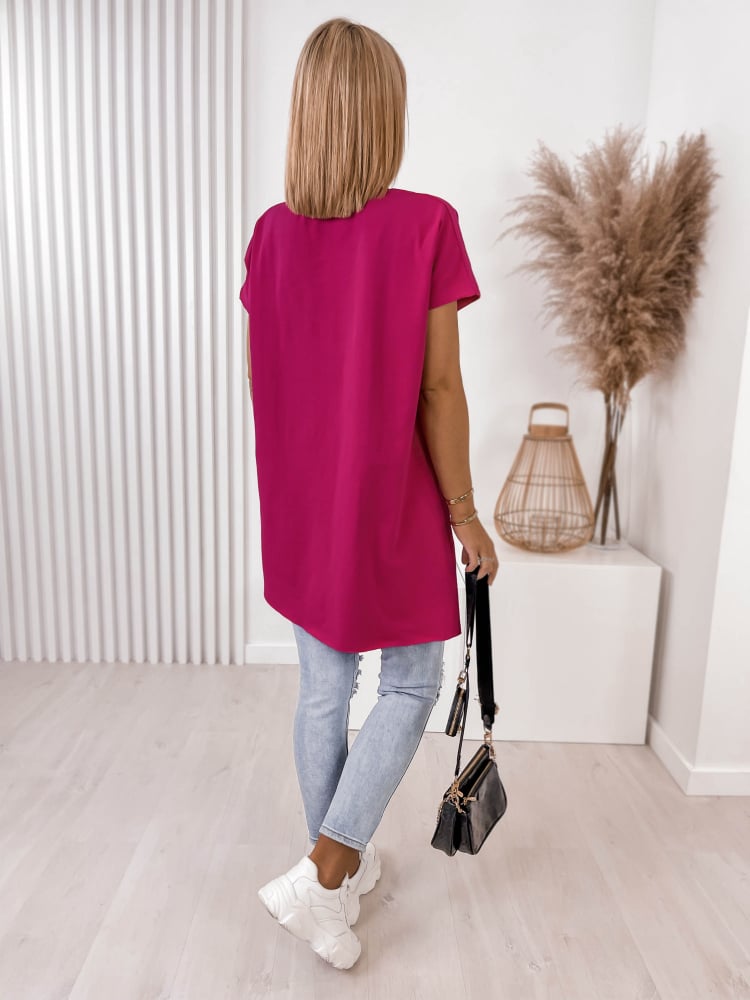 BLUZKA OLTAVIA MALINOWA