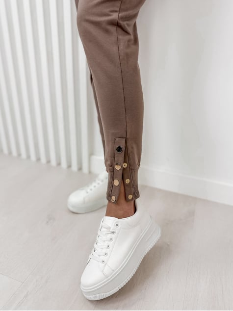 SPODNIE ZERIA BRĄZOWE