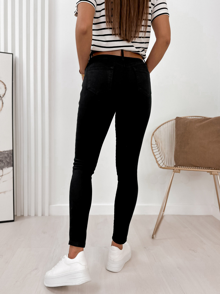 SPODNIE TEARM CZARNE