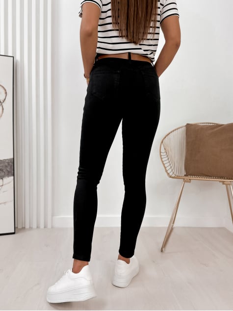 SPODNIE TEARM CZARNE