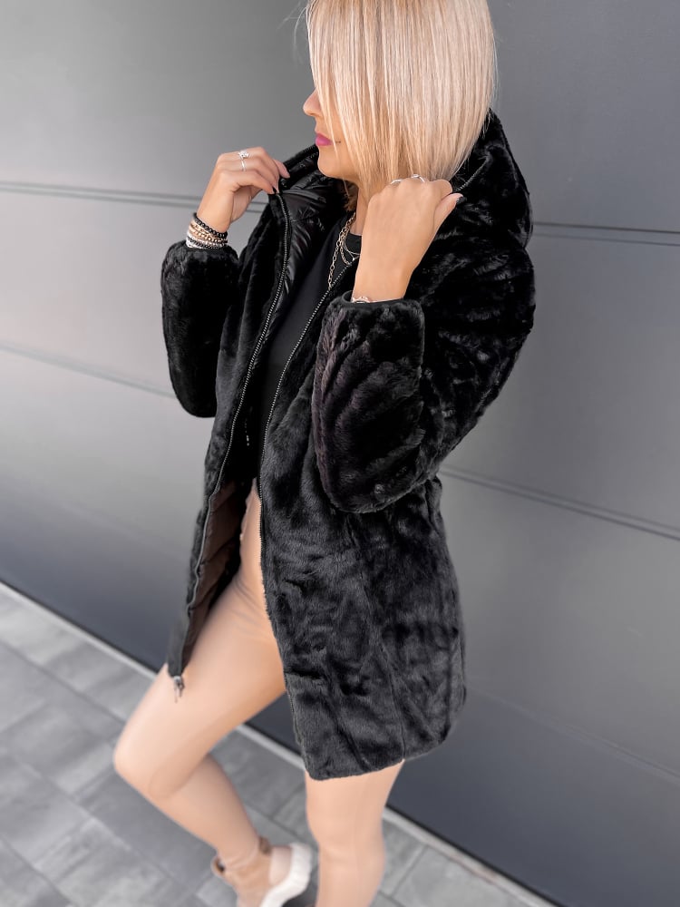 OUTLET DWUSTRONNA KURTKA OAKLAND CZARNA