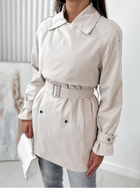 PŁASZCZ BINOT BEŻOWY