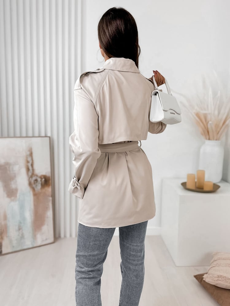 PŁASZCZ BINOT BEŻOWY