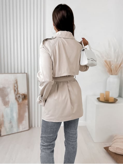 PŁASZCZ BINOT BEŻOWY