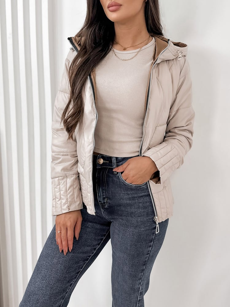 KURTKA MADELEIN BEŻOWA