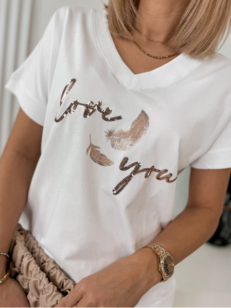 BLUZKA MATHILDE BIAŁA